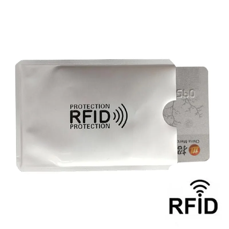 3 шт Анти Rfid кошелек Блокировка ридер замок банк держатель для карт Id карта защита Бизнес Кредитная карта кошелек Алюминий HB237a