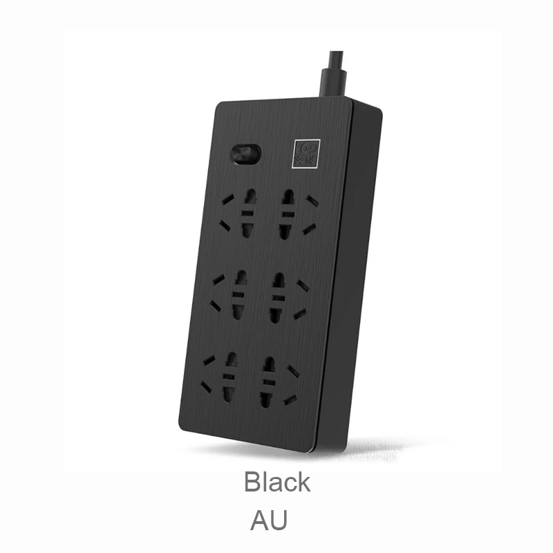 Type 1 Xiaomi Mijia 1,8 м Мощность розетка 6 позиций розеток 750 Цельсия огнестойкий 2500W Макс 10A Max Стандартный штекер Интерфейс - Цвет: Type 1