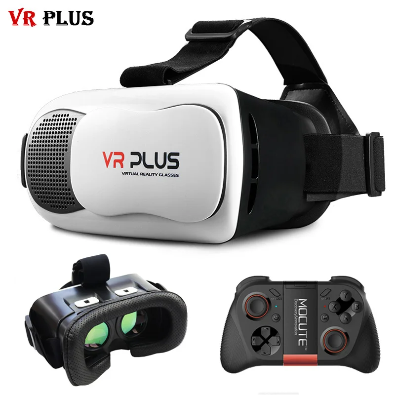 VRBOX 3.0 VR Plus Virtual Reality 3D Glasses Real Glass Lenses