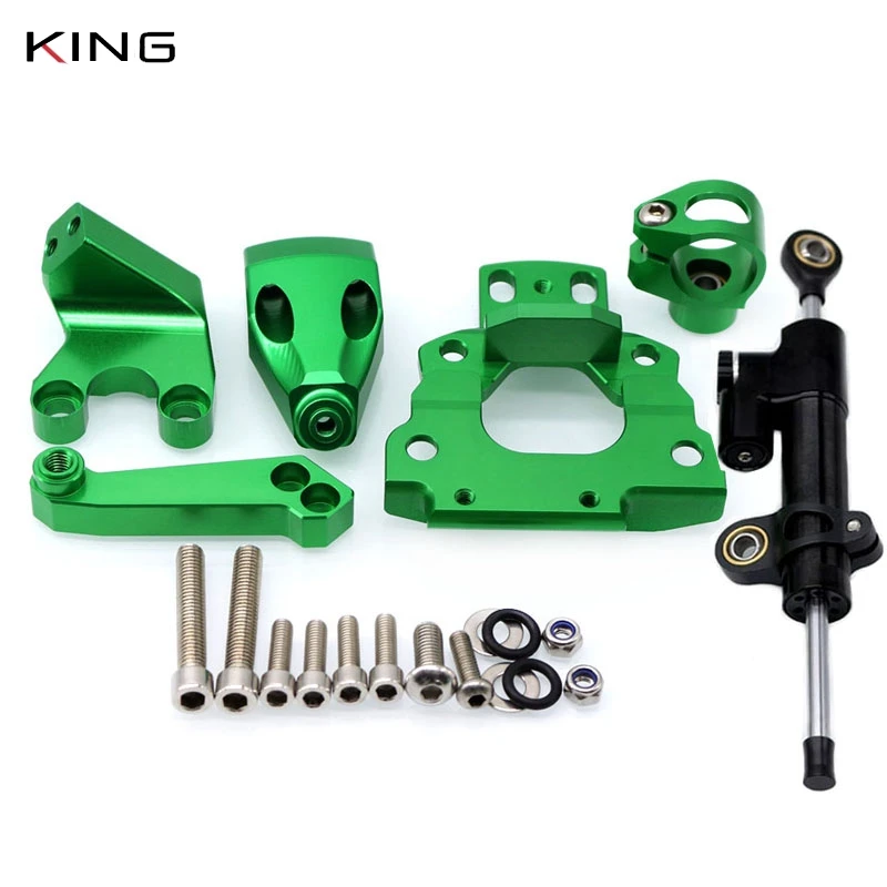 Для KAWASAKI Z650 Z 650 2017 2018 2019 Motocrycle аксессуары CNC уличный велосипед рулевой демпфер