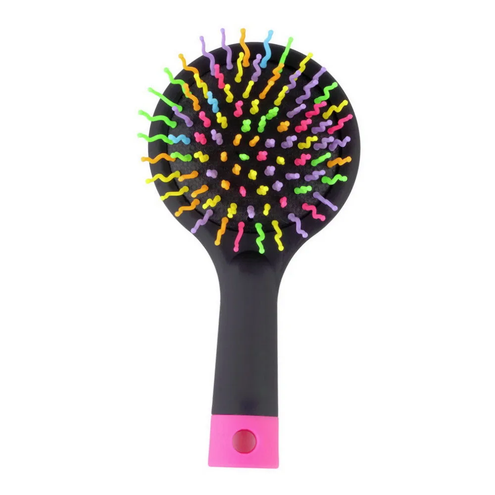Comb Brush Rainbow Volume Magic Hair Styling Tools Hairbrush Anti