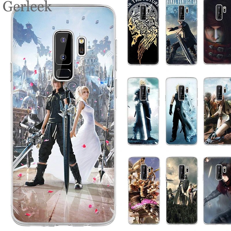 

Desxz Final Fantasy Hard Cover Case For Samsung Galaxy A6 A7 A8 A9 A10 A30 A40 A50 A70 A3 A5 Plus Protection Shell