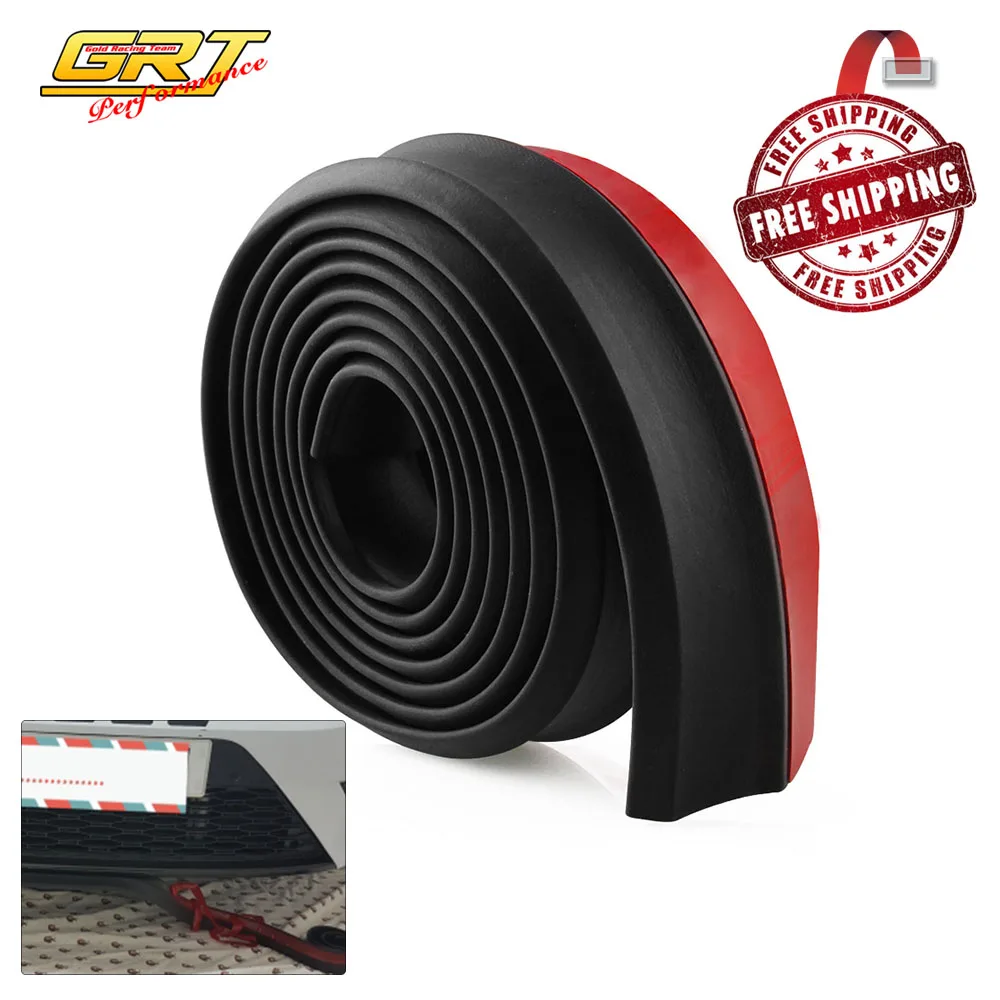Buy Free Shipping New Rubber Soft Black bumper Strip