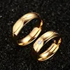 Vnox-anillos de boda para mujeres y hombres, joyería de compromiso de acero inoxidable, Color dorado ► Foto 3/6