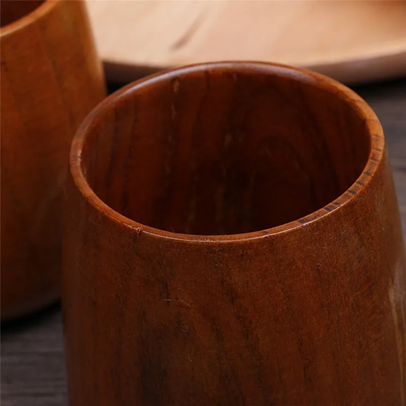2 шт деревянная чашка первобытная ручная работа из натурального дерева Кофе Чай пиво сок молоко кружка дерево 5,5 см деревянная чашка#51715
