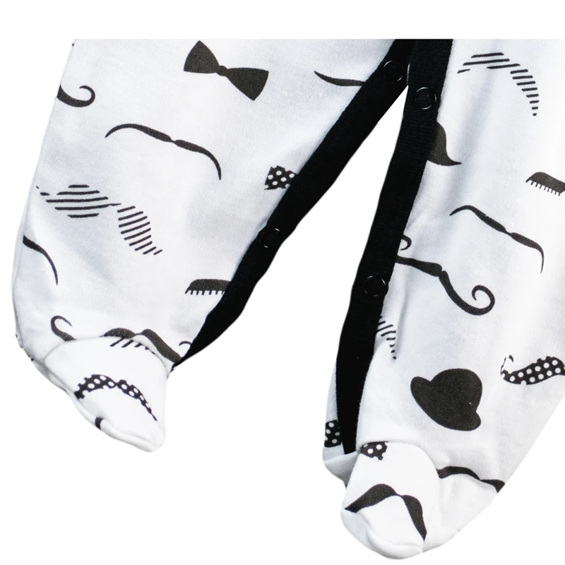Roupas de Menina Pijamas dos Desenhos Conjunto de Roupas 3 Pcs Bebê Menino Footed Macacão Recém nascidos Confortáveis Animados Impresso Macacão Infantil Romper Meninas 10 Cheap Macaquinho