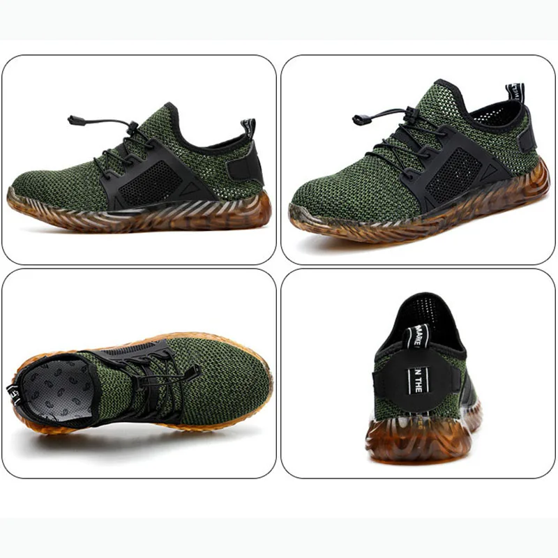 Dropshipping Indestructible Ryder Shoes Men And Women Steel Toe Air Safety Boots Puncture-Proof Work Sneakers Breathable Shoes