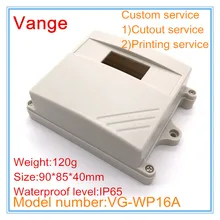 5 шт./лот экструзионный корпус водонепроницаемый корпус IP65 ABS пластиковый корпус проекта Корпус для провода разъем 90*85*40 мм