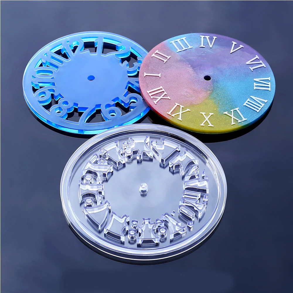 Silicone Clock Mold Resin Mould For Jewelry Handmade Craft DIY Charm