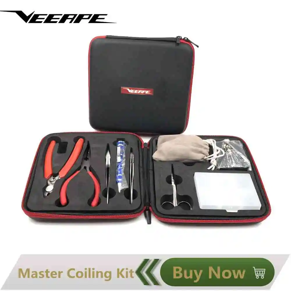 

Veeape High quality Vape Tools Coiling Tool Master Coiling Kit for e cigarette DIY RDA RBA Atomizer Winding Jig Tool Vape Coil