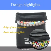 Finecolour Dual Tips Art Sketch Twin Marker Pens Non-Toxic Markers for School Design Supplies 24/36/48/60/72 Color Set In Bag Finecolour Dual Tips Art Sketch Twin Marker Pens Non-Toxic Markers for School Design Supplies 24/36/48/60/72 Color Set In Bag