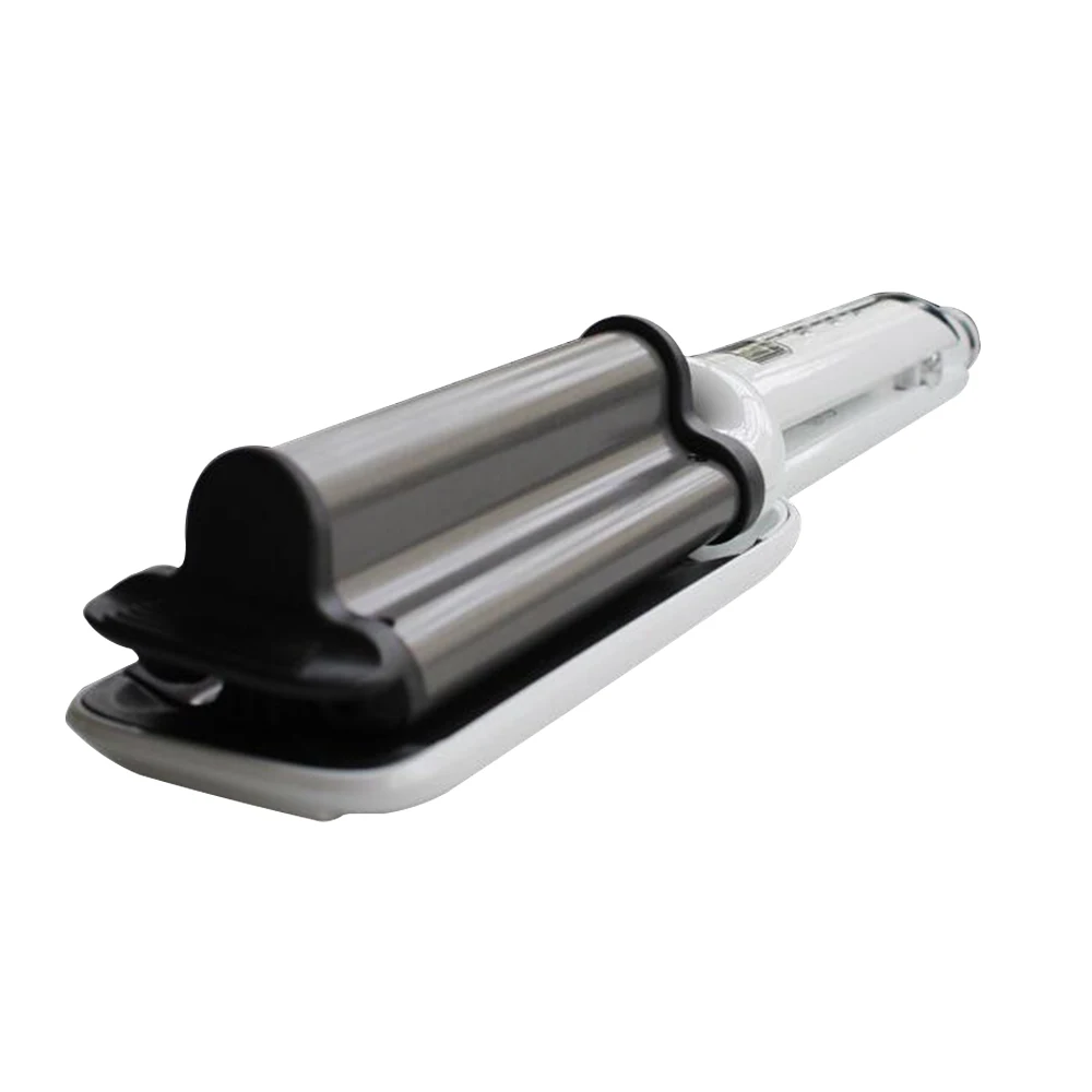 

1pcs Women Three tube curling iron Styling Tools Tourmaline Ceramic LCD Screen professional