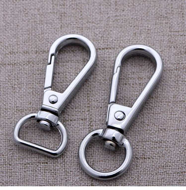10Pcs Metal Lobster Trigger Claw Clasp Swivel Buckles For Bag Keychain Key Ring