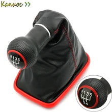 Ручка переключения рулевого механизма автомобиля 5 Скорость Шестерни Рычажная ручка Гетры Загрузки Крышка рукоятка ручного тормоза чехол для vw VW Jetta Бора MK4 Golf GTI R32