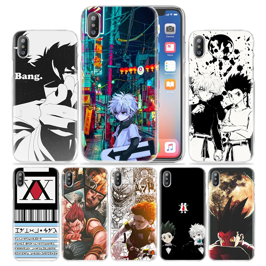 

Hunter x Hunters Case for iPhone XS Max XR X 10 11 7 7S 8 6 6S Plus 5S SE 5 4S 4 5C 6+ 6S+ 7+ 8+ Hard PC Anime Phone Cover Coque