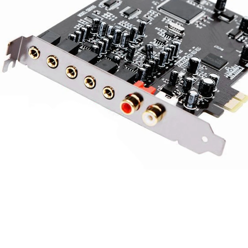 ПК компьютер Pci-E 0105 чип 501 Звуковая дорожка Directsound 3D настольная аудиокарта
