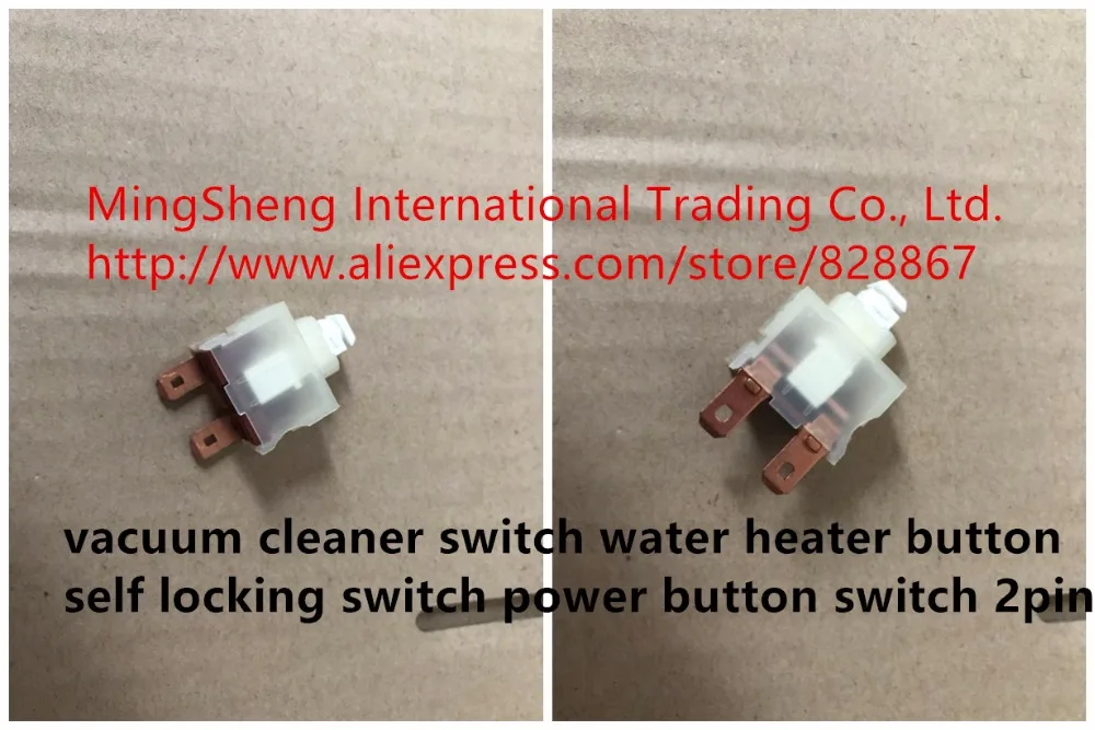 Original new 100 vacuum cleaner switch water heater button self locking switch power button