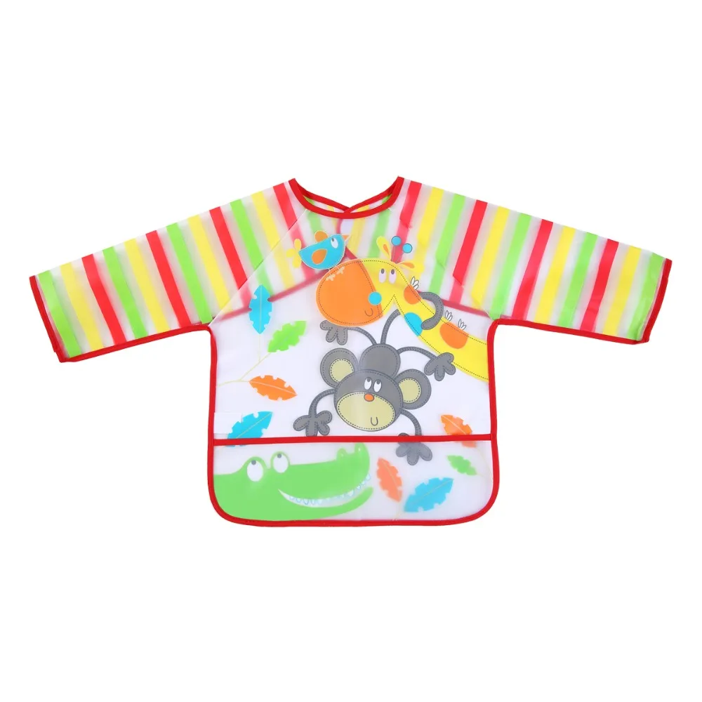 LionBear Apron Baby Bibs for babies Long Sleeve 100 Eva Waterproof bib