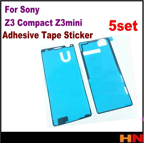 5 комплектов новинка полный комплект наклеек для Sony Xperia Z3 mini Compact M55W Передняя ЖК