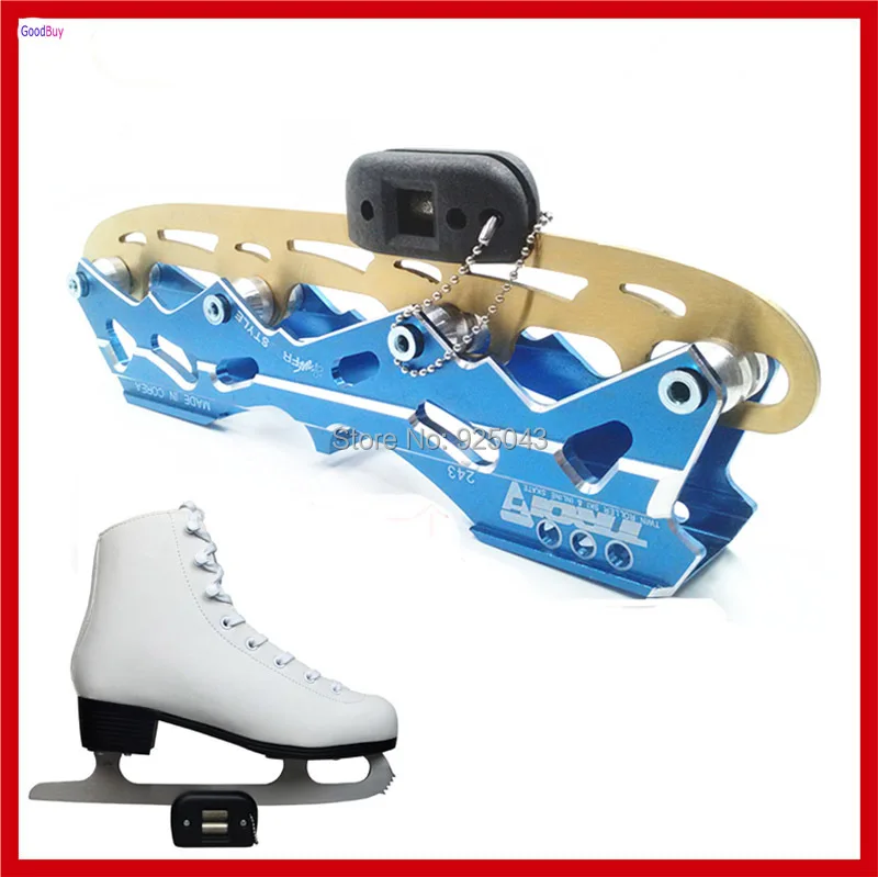 New Universal Micro Portable Diamond Ice Skate Blade Sharpener Ice
