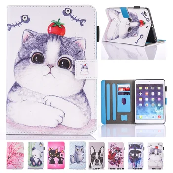 

For iPad Mini 2 Case New Animal Printed Folio Flip PU Leather Kickstand Wallet Case Cover for iPad Mini 3 2 1 Tablet Kid