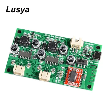 

2X6W DC Speaker Modified Stereo Bluetooth Amplifier Board Connected Lithium Battery with Charge Management 3.7V 5V A8-020