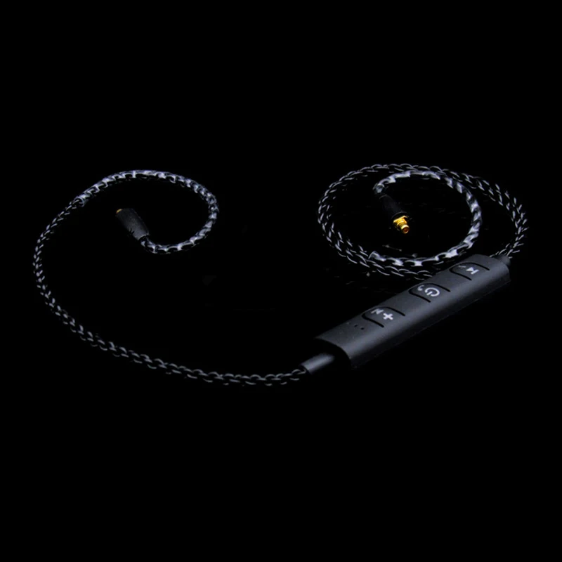DIY MMCX Bluetooth адаптер кабель для Shure SE215 SE535 SE846 наушники гарнитура сменный провод с