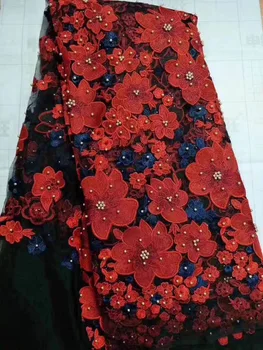 

juan3z-6 african cord lace latest 2016 high quality french guipure lace fabric for nigerian lace fabrics 5yards