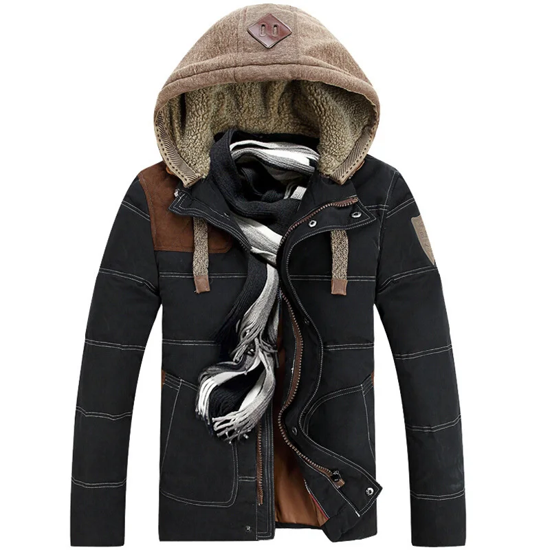 New winter keep warm new fashion casual patchwork ...