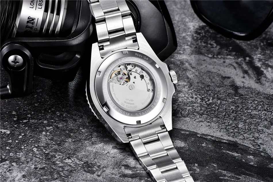Мужские часы PAGANI Дизайн бренд Diver автоматические механические мужские s часы 100 м водонепроницаемые спортивные мужские сапфировые наручные часы