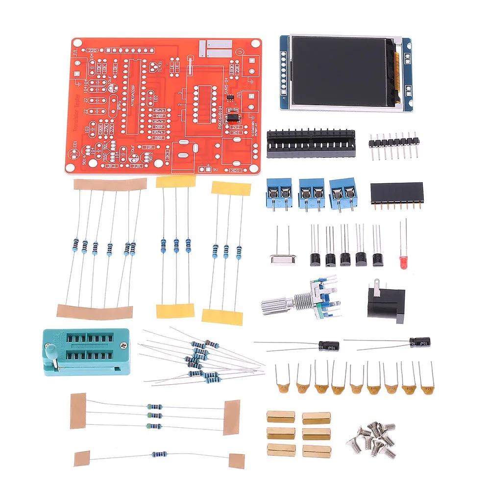 Многофункциональный цифровой мультиметры зонд автоматический выбор DIY Kit GM328 диод емкость напряжение pwm метр ЖК-дисплей