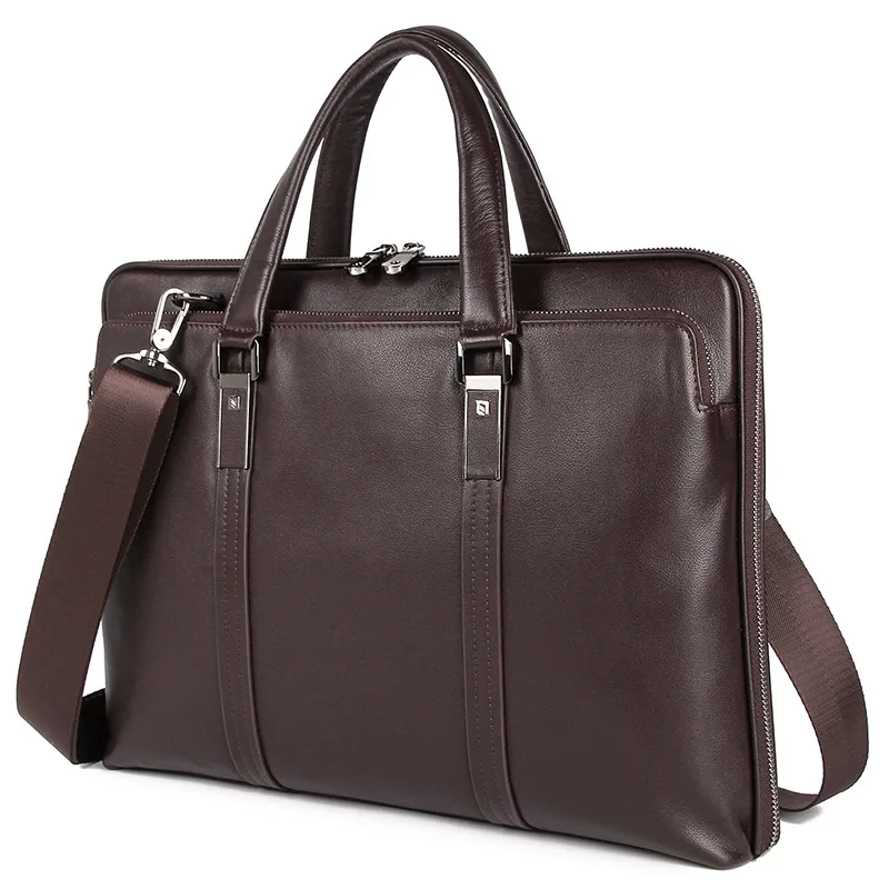 

Men's Handbag Genuine Leather Business Laptop Bag Office Bag Briefcases 7326A/Q