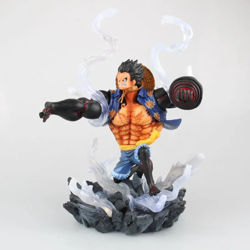 One Piece Anime Gear Fourth Monkey D Luffy Action Figure Upgraded Version King Straw Hat Onepiece Pvc Figurine Pop Model Gifts Gift Bags New York Gift Figurinefigurine Music Aliexpress