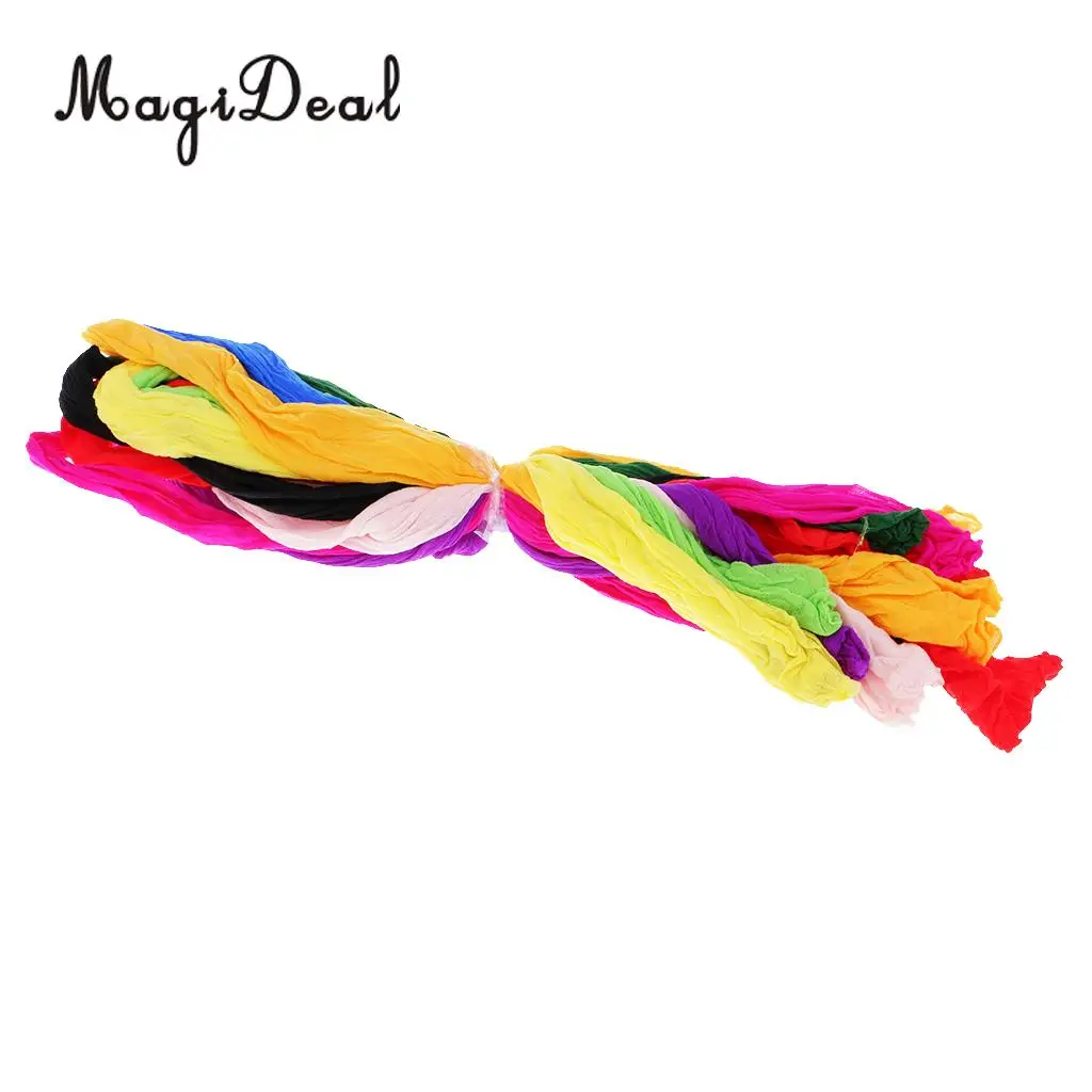 10Pcs Mixed Colors Nylon Floral Stocking Flower Making Accessory Handmade Diy Crafts