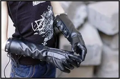 

[wamami] Black Long Leather Gloves for SD17 DZ 70cm BJD Dollfie
