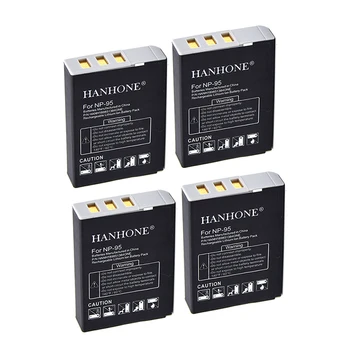 

4PCS 2700mAh NP-95 NP 95 Battery For FUJIFILM NP-95 F30 F31 NP95 F31fd X100T 3D W1 F30fd X100S X100 X-S1 3DW1 Battery