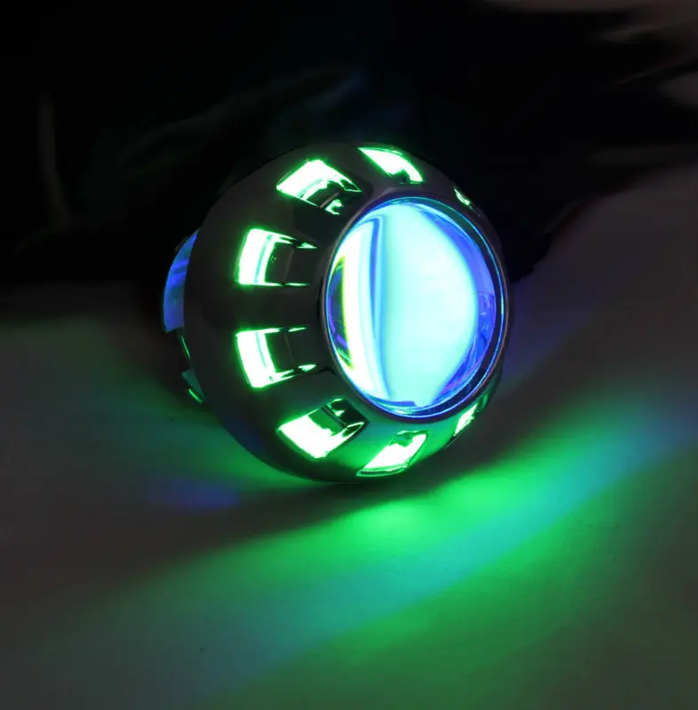 

HID Xenon projector lens for motorcycle bulb,shroud,Green Angel eye Blue Devil eye hid motocycle projector
