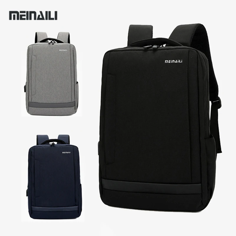 

Men Laptop Backpack 15.6 Mens Male Backpacks Business Notebook Mochila Waterproof Back Pack USB Charging Bags Travel Bagpack New