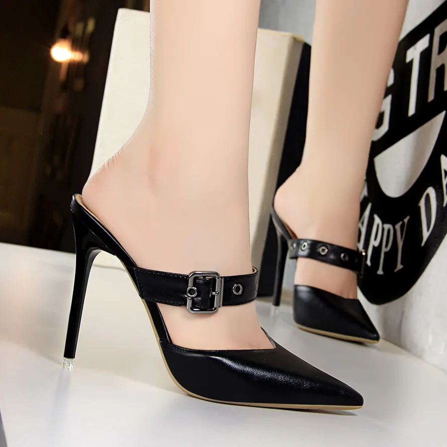 BIGTREE/Роскошная обувь на каблуке; женские туфли-лодочки на высоком каблуке; женская обувь на каблуке черного цвета; zapatos mujer; коллекция года; sapato feminino