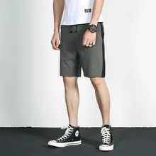 Новинка, летние мужские шорты Карго, хлопок, для бега, повседневные, короткие, домашние, с карманами, спортивные, удобные, черные, уличная одежда, для дома, из кусков, 4XL