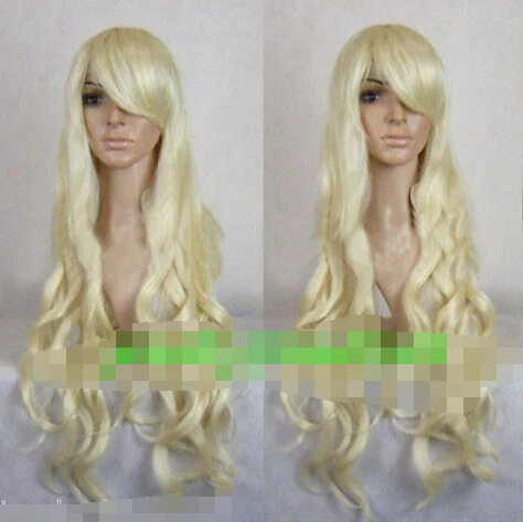 parrucche ladies Peluca perruque parrucca New wig Heat Resistant Cosplay Long Light Blonde Wigs Synthetic fibre hair wigs |
