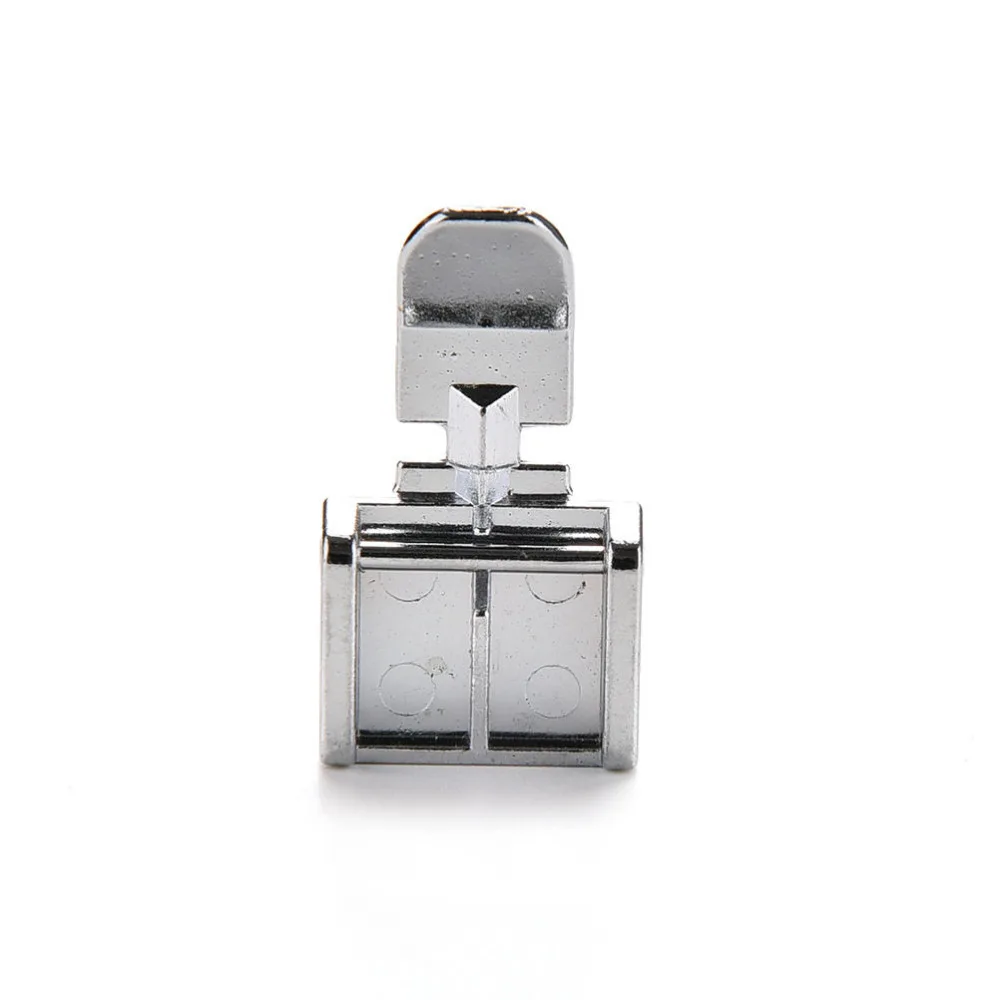 

1 Pcs Metal Zipper Presser Foot Feet For Snap-on Sewing Machine Brother Singer Janome Sewing Accessory Sliver 2 Sides