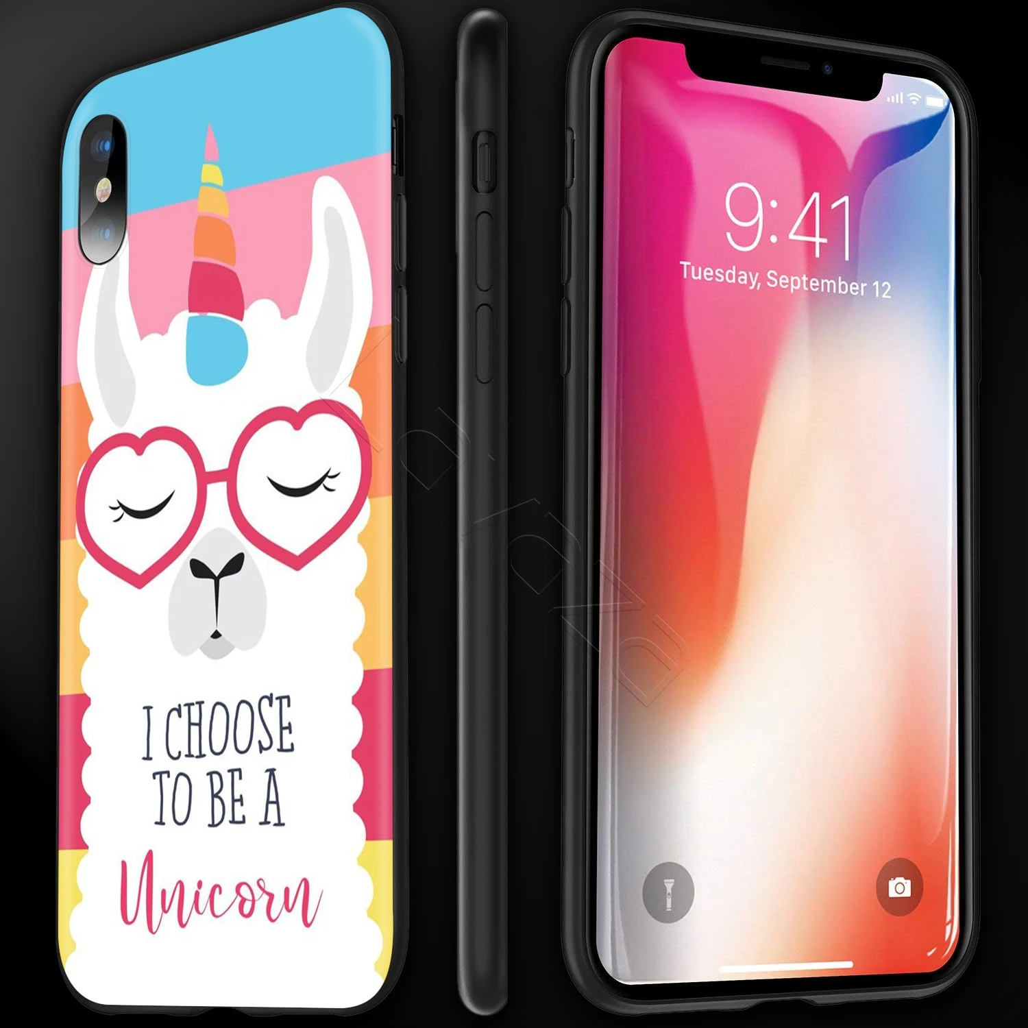 Чехол Lavaza No Prob Lama Llama Alpacas для iPhone 11 Pro XS Max XR X 8 7 6 6S Plus 5 5S se