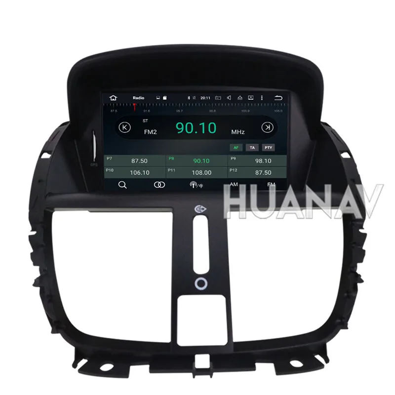Clearance Car GPS Navigation DVD Player For Peugeot 207 2008-2014 stereo headunit auto 2 din radio multimedia tape recorder Android 8 32GB 7