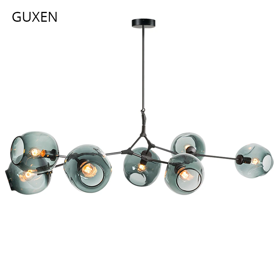 

Branching Bubble Led Pendant lights Gold/Black Body Nordic Dining Room Kitchen Light Designer Hanging Lamp AC110V 220V