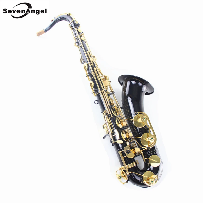 Black Tenor Sax Bb saxophone Western Instruments saxofone Wind