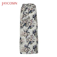 JAYCOSIN Женская Цыганская длинная трикотажная Женская обтягивающая юбка-макси Женская юбка Повседневный стиль летний сезон полиэстер материал труба