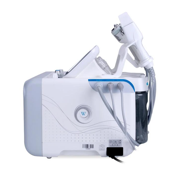 2019 H2 O2 Portable 6 in 1 hydro microcurrent face tightening skin rejuvenation facial blackhead re