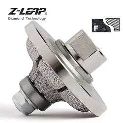 Z LEAP mèche de routeur diamant brasée sous vide F20, roue de profilage, meulage de bord, foret de coupe pour outil à main, pierre de marbre et granit 