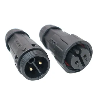 

IP68 Screw lock type M19 Waterproof Electrical Cable Connector Welding type Plug Socket Connectors 2 3 4 5 Pin